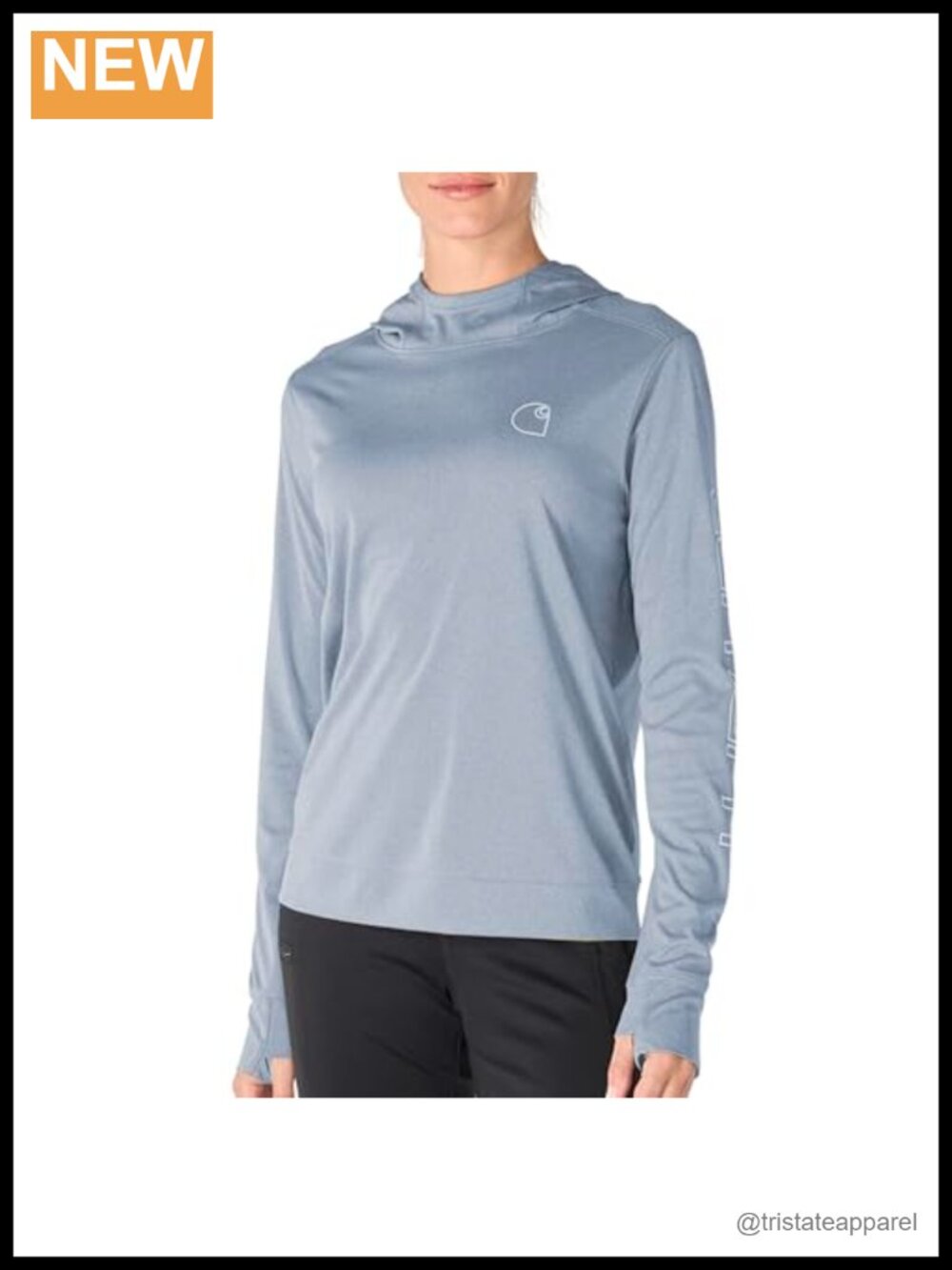 Carhartt Force Sun Defender Long Sleeve Hooded Graphic T-Shirt